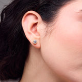 Kate Studs in Gold & Clear