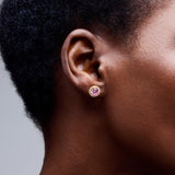 Kate Studs in Light Pink