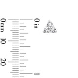 Vanessa 0.3ct tw Lab-Grown Diamond Triple Stone Studs