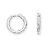 Star CZ Hoops in Silver