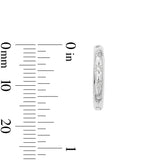 Blake Pave Hoops in Gold