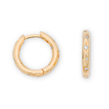 Star CZ Hoops in Gold