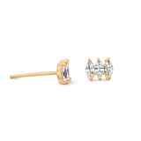 Marquise Vermeil 0.5ct tw Lab-Grown Diamond Studs in Vermeil