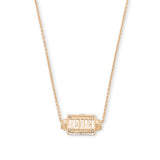 To The Moon and Back Spinner Pendant Necklace