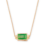 Love at First Sight Spinner Pendant Necklace