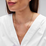 18K Gold Plated Mini Linked Necklace