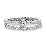 Stacked 0.25 ct tw Lab-Grown Diamond Ring in Sterling Silver
