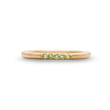 The Ulla .07ct tw Green Lab-Grown Diamond Ring in 18k Gold Vermeil