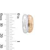 Iris Mixed Metal Hoops