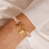 Celestial Toggle Bracelet with Moonstone
