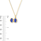 Locket Charm Necklace in 18k Gold Plating