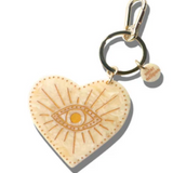 Celestial Heart Bag Charm & Keychain