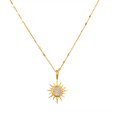 Moonstone North Star Pendant Necklace
