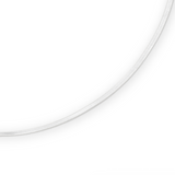 Thin Snake Chain in Rhodium Plating over Sterling Silver