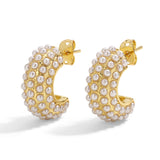 Studded Hoops