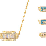 Rise and Shine Spinner Pendant Necklace