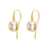 The Classique Cushion Hook Earrings
