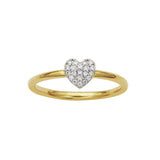 Millie Pave Heart Ring