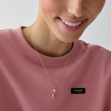 Gifting Life Of The Party Pendant Necklace in Cream