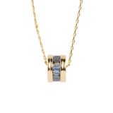 Color Theory Charm Necklace in Sky Blue