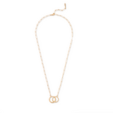 Rocksbox Exclusive Pacha Interlock Pendant Necklace in Gold