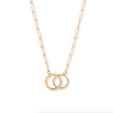 Rocksbox Exclusive Pacha Interlock Pendant Necklace in Gold