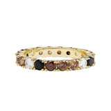 Heiress Ombre Ring in Gold & Black