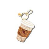 Coffee Cup Bag Charm & Keychain
