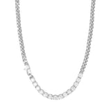 Baby Julian Loves Diamonds Necklace in Silver